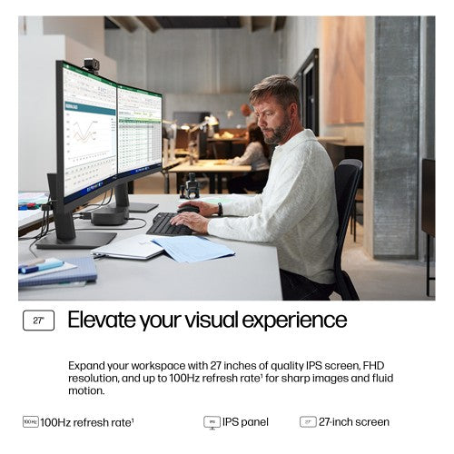 HP Series 3 Pro 27 inch FHD Monitor - 327ph