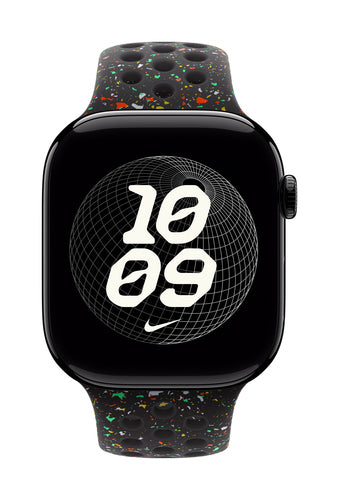 Apple 46mm Midnight Black Nike Sport Band - S/M