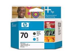 HP C9404A/70 Printhead black matt + cyan 130ml for HP DesignJet Z 2100/5200/5400/PhotoSmart B 9180