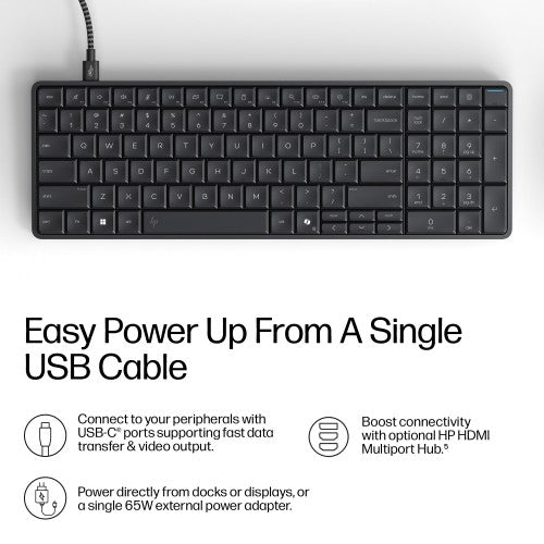 HP EliteBoard G1a Next Gen AI PC Copilot+ PC PRO 340 24 GB DDR5-SDRAM 512 GB SSD Windows 11 Pro Black