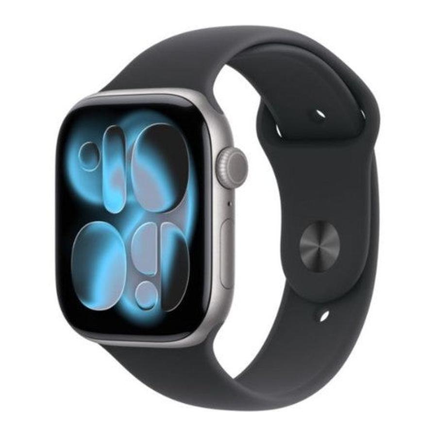 Apple Watch Series 11 GPS 46mm Space Grey Aluminium Case with Black Sport Band - M/L - GKN Direct