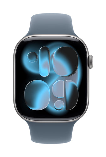 Apple MFGX4ZM/A smart wearable accessory Band Blue Fluoroelastomer