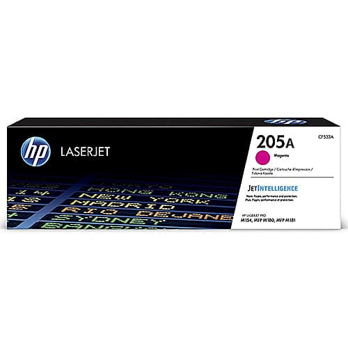 HP CF533A/205A Toner cartridge magenta, 900 pages ISO/IEC 19798 for HP MFP 180
