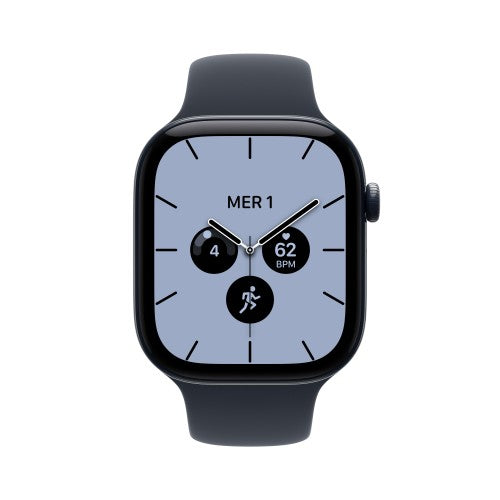 Apple Watch Series 12 GPS + Cellular 46mm Night Blue Ceramic Case with Navy Blue Sport Band - M/L