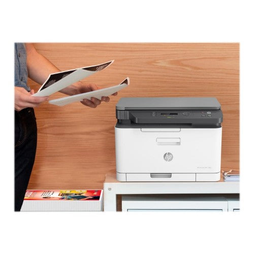 HP Laser 178nw Wireless Multifunction Color Printer, Copier, Scanner; Duplex