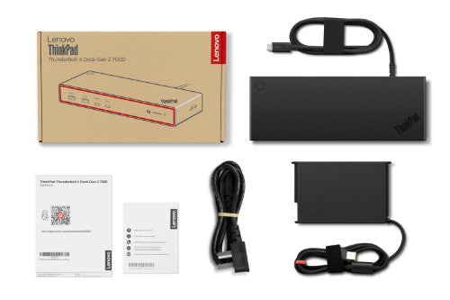 Lenovo 40BG0135UK laptop dock/port replicator Wired Thunderbolt 4 Black