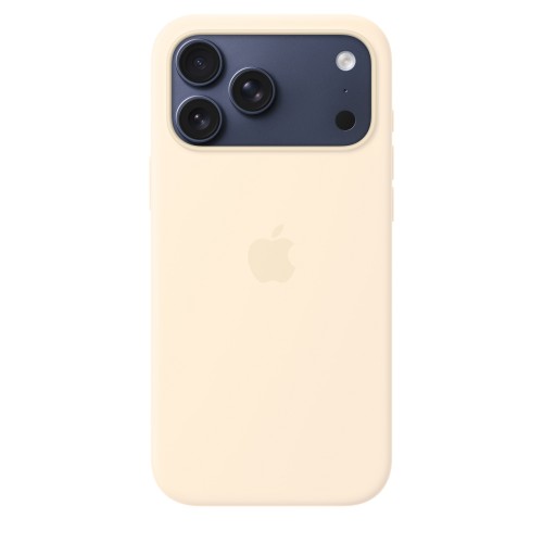 Apple iPhone 17 Pro Max Silicone Case with MagSafe – Vanilla