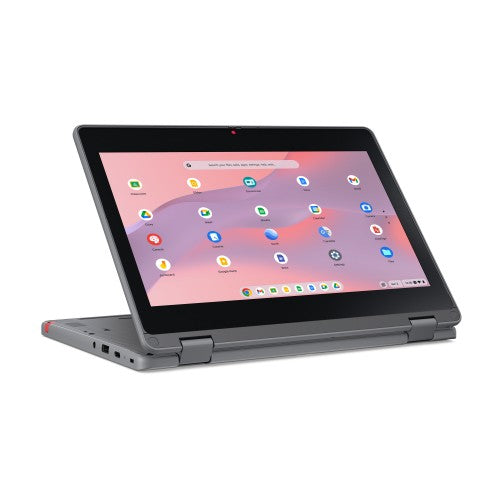 Lenovo Chrome 500e 2in1 G5 M89 MediaTek Kompanio 540 Chromebook 29.5 cm (11.6") Touchscreen HD 8 GB LPDDR5x-SDRAM 64 GB UFS Wi-Fi 7 (802.11be) ChromeOS Grey English