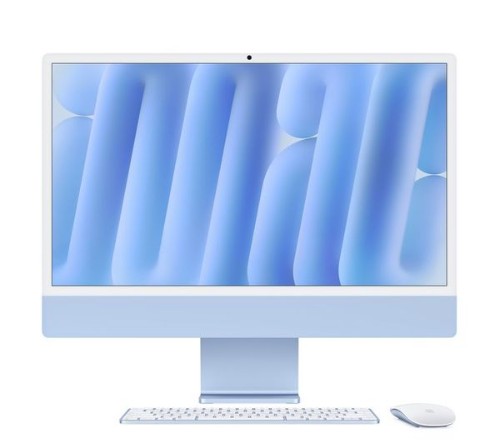 Apple iMac Apple M M4 59.7 cm (23.5") 4480 x 2520 pixels All-in-One PC 16 GB 256 GB SSD macOS Sequoia Wi-Fi 6E (802.11ax) Blue