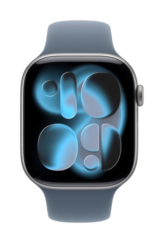 Apple MFGX4ZM/A smart wearable accessory Band Blue Fluoroelastomer
