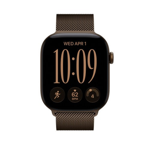 Apple 46mm Dark Bronze Milanese Loop - M/L