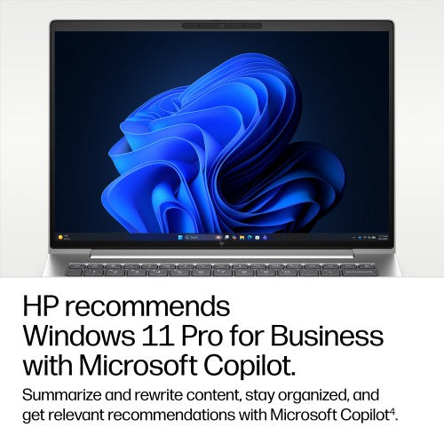 HP EliteBook 6 G2i 14 inch Notebook AI PC Intel Core 7 360 Laptop 35.6 cm (14") WUXGA 16 GB DDR5-SDRAM 512 GB SSD Wi-Fi 7 (802.11be) Windows 11 Pro Silver
