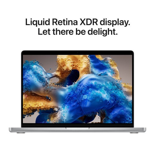 Apple MacBook Pro 14-inch : M5 Pro chip with 15‑core CPU and 16‑core GPU, 24GB, 1TB SSD - Silver