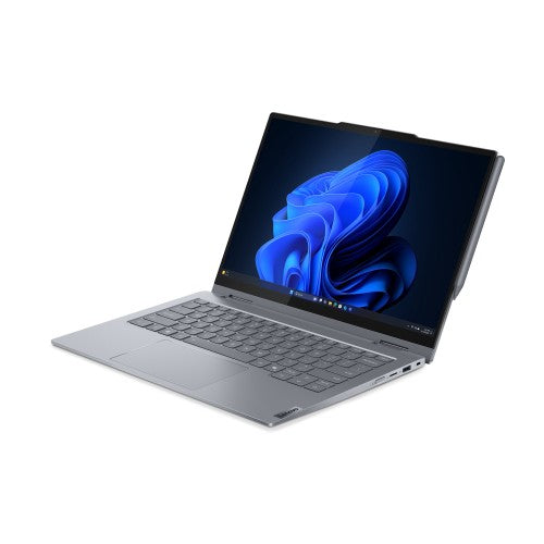 Lenovo ThinkBook 14 2-in-1 G5 IAU Intel Core Ultra 5 225U Hybrid (2-in-1) 35.6 cm (14") Touchscreen WUXGA 16 GB DDR5-SDRAM 512 GB SSD Wi-Fi 6E (802.11ax) Windows 11 Pro UK English Grey