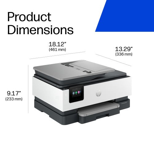HP OfficeJet Pro 8135e Wireless All-in-One Color Printer, Instant Ink; Two-sided printing
