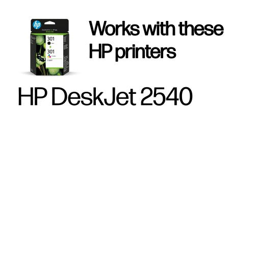 HP N9J72AE/301 Printhead cartridge multi pack black + color 170pg + 150pg Pack=2 for HP DeskJet 1000/1010/Envy 5530/OfficeJet 4630