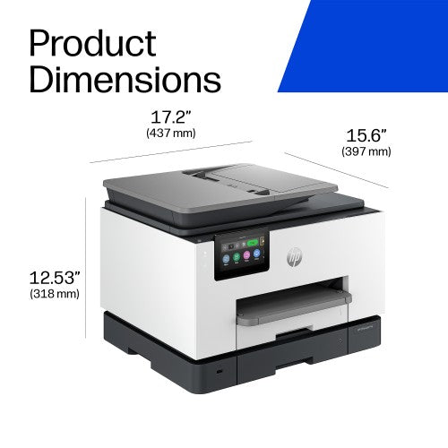 HP OfficeJet Pro 9135 Wireless All-in-One Color Printer, Two-sided printing; Copier, Scanner