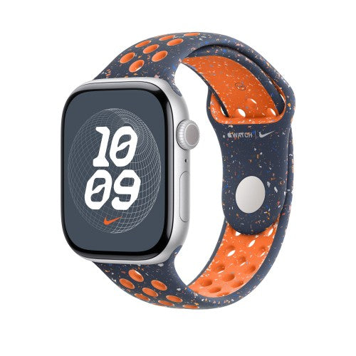 Apple MYLA3ZM/A smart wearable accessory Band Blue, Orange Fluoroelastomer