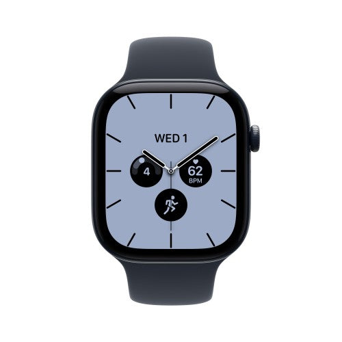 Apple Watch Series 12 GPS + Cellular 42mm Night Blue Ceramic Case with Navy Blue Sport Band - S/M