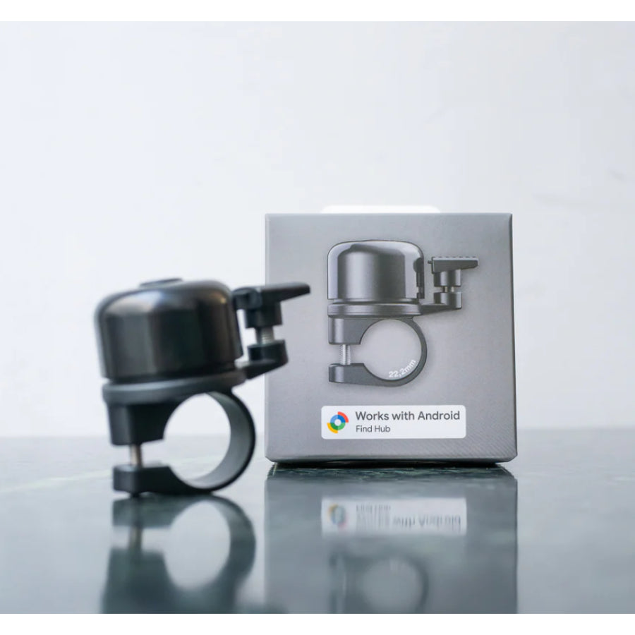 AirBell Pro Bicycle Bell with Integrated Tracker for Android Find Hub