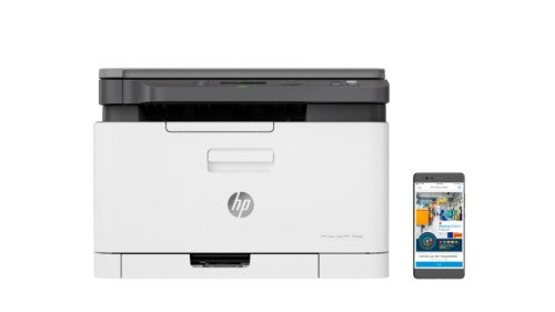 HP Laser 178nw Wireless Multifunction Color Printer, Copier, Scanner; Duplex