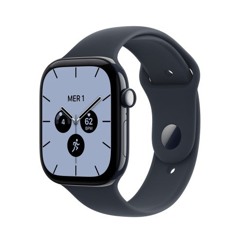 Apple Watch Series 12 GPS + Cellular 46mm Night Blue Ceramic Case with Navy Blue Sport Band - M/L