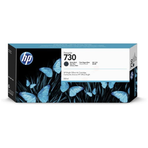 HP P2V71A/730 Ink cartridge black matt 300ml for HP DesignJet T 1600/1700/940