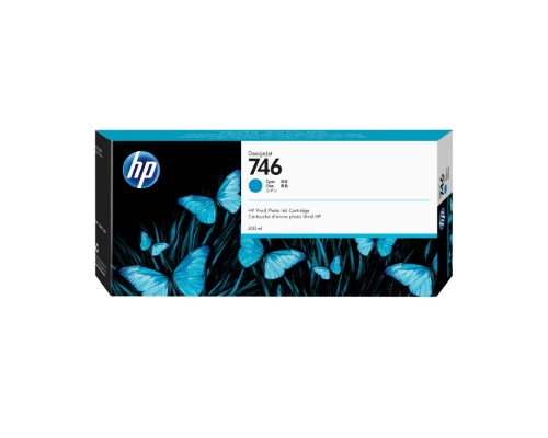 HP P2V80A/746 Ink cartridge cyan 300ml for HP DesignJet Z 6/9+