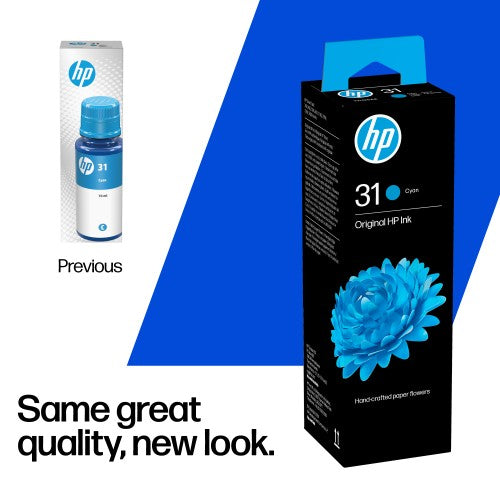 HP 1VU26AE/31 Ink bottle cyan, 8K pages 70ml for HP Smart Tank Plus 555/Wireless 455/7005