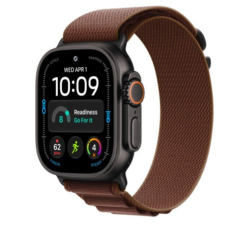 Apple 49mm Burgundy Alpine Loop - Large - Black Titanium Finish