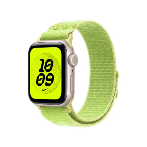 Apple Nike Sport Loop Band Green Nylon, Recycled polyester, Spandex