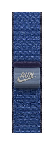 Apple MGD64ZM/A smart wearable accessory Band Blue Nylon, Recycled polyester, Spandex