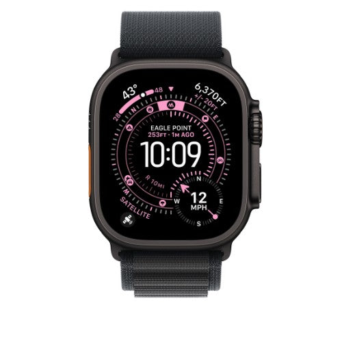 Apple MG9H4ZM/A smart wearable accessory Band Black Titanium, Polyester, Spandex