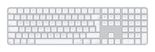 Apple Magic keyboard Universal USB + Bluetooth QWERTZ German White