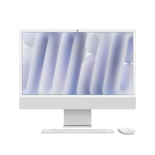 Apple iMac 24-inch with Retina 4.5K display: M4 chip with 10‑core CPU and 10‑core GPU, 16GB, 256GB SSD - Silver