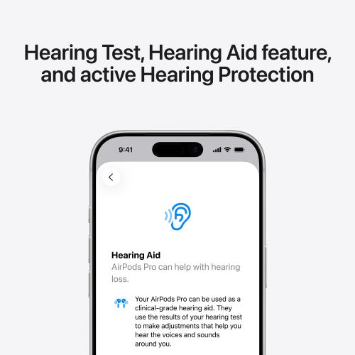 Apple AirPods Pro (3rd generation) Headset True Wireless Stereo (TWS) In-ear Calls/Music/Sport/Everyday Bluetooth White