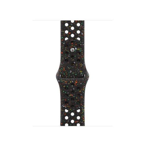 Apple MGAE4ZM/A smart wearable accessory Band Black Aluminium, Fluoroelastomer
