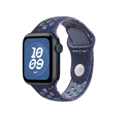 Apple MGA84ZM/A smart wearable accessory Band Blue Aluminium, Fluoroelastomer