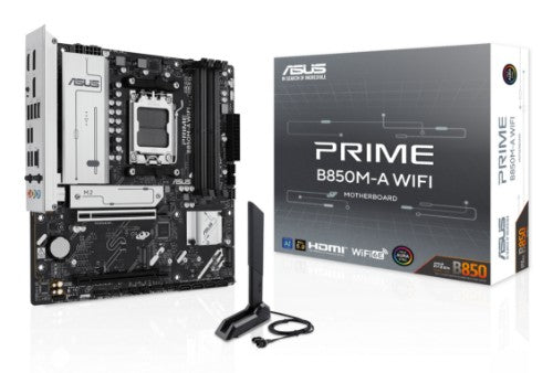 ASUS PRIME B850M-A WIFI AMD B850 Socket AM5 micro ATX
