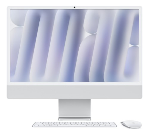 Apple iMac Apple M M4 59.7 cm (23.5") 4480 x 2520 pixels All-in-One PC 24 GB 512 GB SSD macOS Sequoia Wi-Fi 6E (802.11ax) Silver