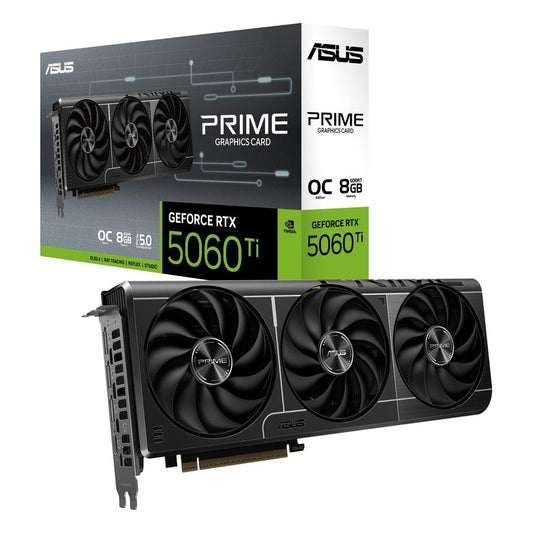 ASUS Prime -RTX5060TI-O8G NVIDIA GeForce RTX 5060 Ti 8 GB GDDR7 - GKN Direct