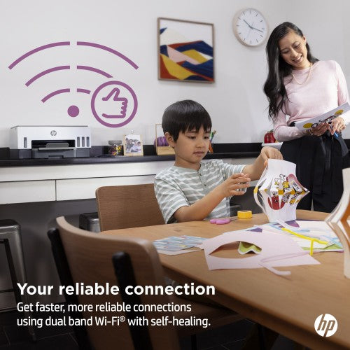 HP Smart Tank 7008 Wireless All-in-One Color Printer, Up to 2 Years of ink included; Two-sided printing; Copier, Scanner