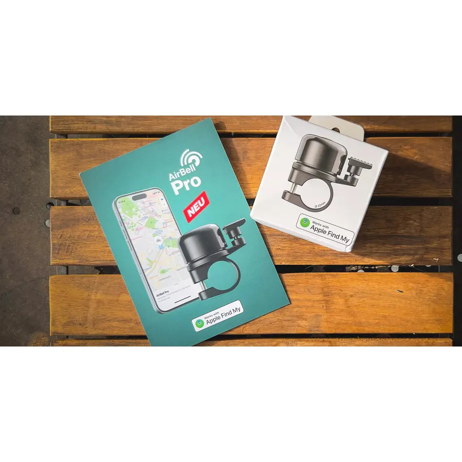AirBell Pro Bicycle Bell with Integrated Tracker for Apple Find My Network - GKN Direct