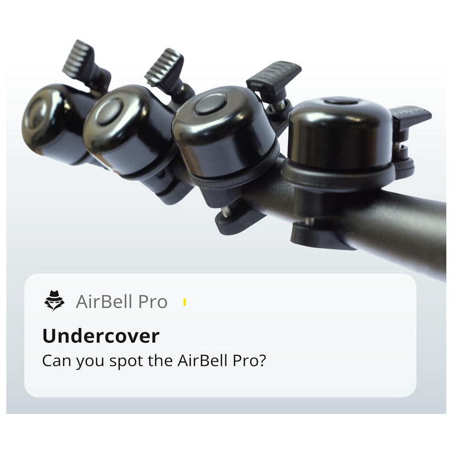AirBell Pro Bicycle Bell with Integrated Tracker for Apple Find My Network - GKN Direct
