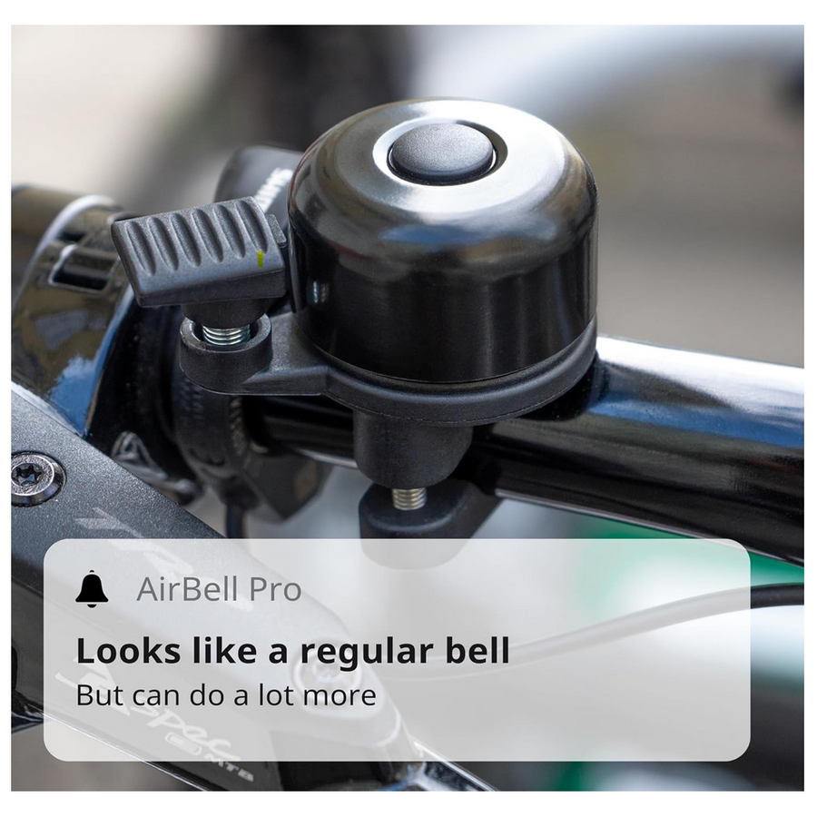 AirBell Pro Bicycle Bell with Integrated Tracker for Apple Find My Network - GKN Direct