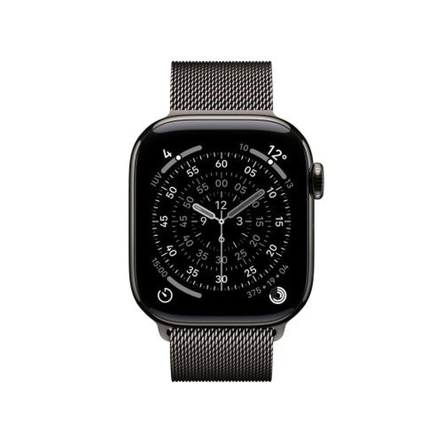 Apple Watch Series 11 GPS + Cellular 42mm Slate Titanium Case with Slate Milanese Loop - GKN Direct