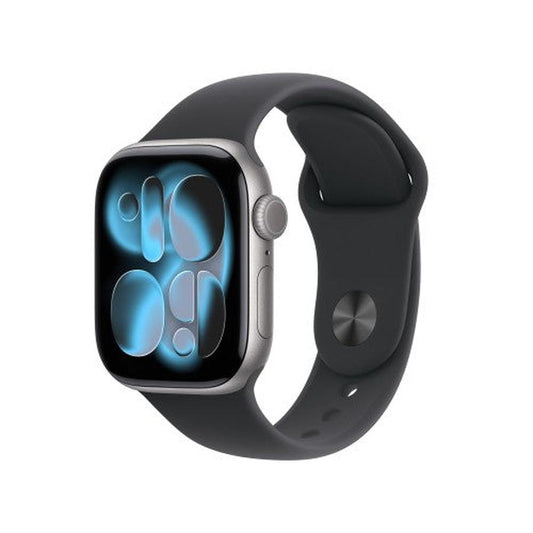 Apple Watch Series 11 GPS + Cellular 42mm Space Grey Aluminium Case with Black Sport Band - M/L - GKN Direct