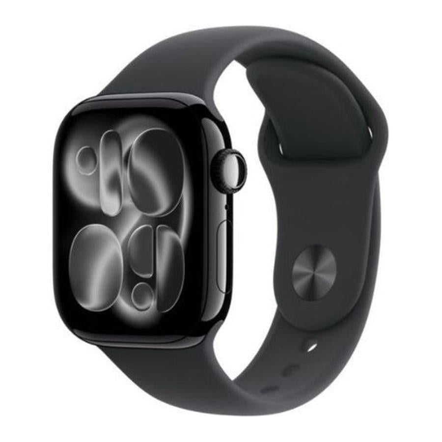 Apple Watch Series 11 GPS + Cellular 46mm Jet Black Aluminium Case with Black Sport Band - M/L - GKN Direct