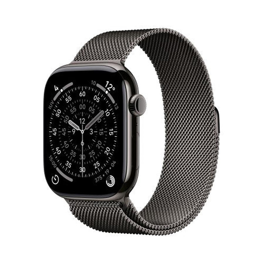 Apple Watch Series 11 GPS + Cellular 46mm Slate Titanium Case with Slate Milanese Loop - M/L - GKN Direct