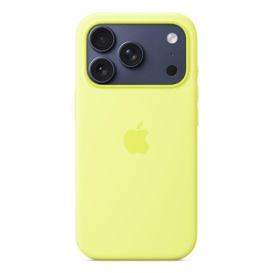 Apple iPhone 17 Pro Silicone Case with MagSafe – Neon Yellow - GKN Direct